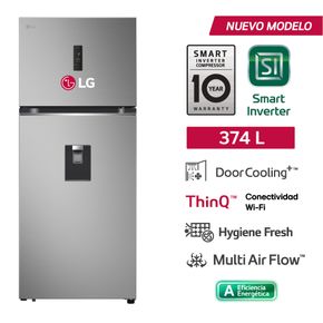 Refrigeradora LG 374Lt Top Freezer VT38SPYC
