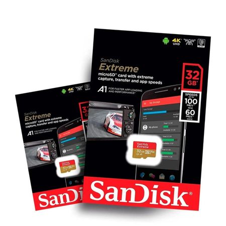 Memoria Sandisk Extreme A1 Micro SD 32GB 100MBs