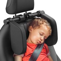 Cojín ergonómico soporte de cuello viajes en auto camioneta Negro