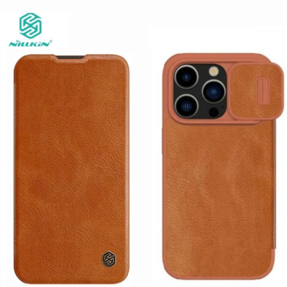 Case Qin Pro Leather para Iphone 13Pro - Camel