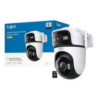 Cámara Vigilancia Tapo C545D 2K 3MP Tp-Link Doble lente 2K + 2K Audio 2 Vías Detección IA SD 64GB