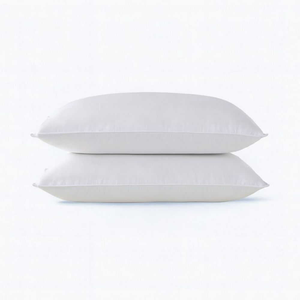 Set de 2 Almohadas de Plumas King 50X90cm