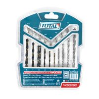 Set de Broca para Metal y Concreto + Puntillas 8 Piezas Total TACSDB1901
