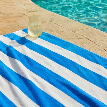 Toalla de Playa de Algodón - Azul