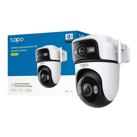 Cámara Vigilancia Tapo C545D 2K 3MP Tp-Link Doble lente 2K + 2K Audio 2 Vías Detección IA Vehículos