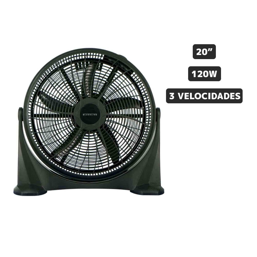 Ventilador de Caja BLACKLINE 20" BO-2011-120 5 Aspas