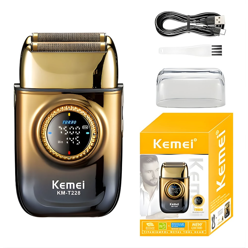 Afeitadora Eléctrica Profesional Recargable Usb Kemei
