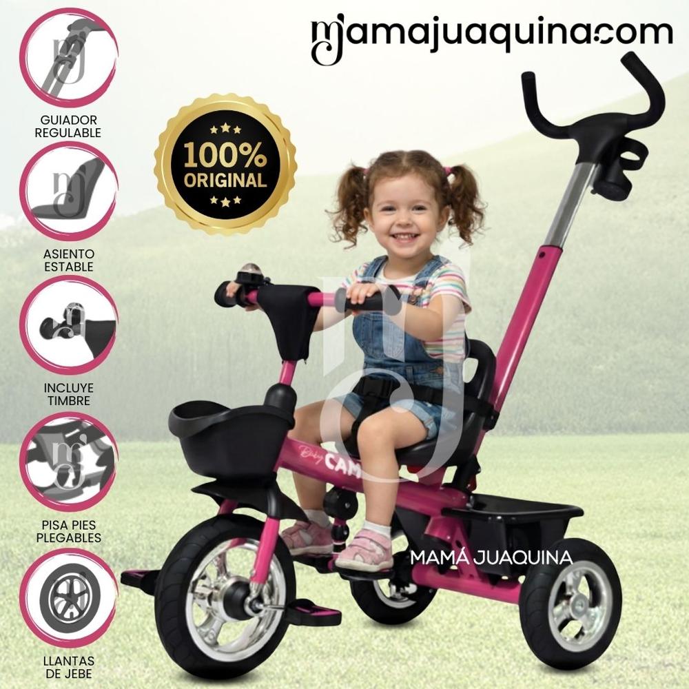 Triciclo Guiador 2 en 1  BOOTH Edición Limitada Dark Pink