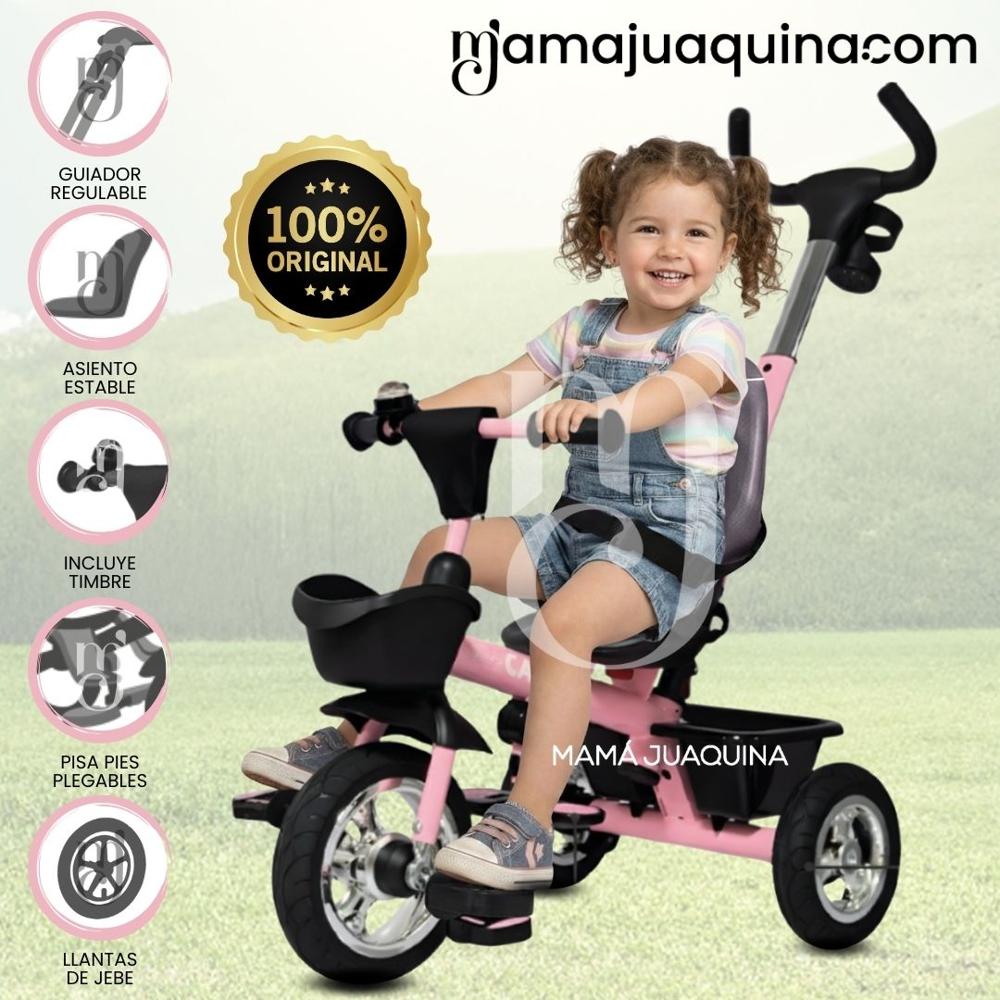 Triciclo Guiador 2 en 1  BOOTH Edición Limitada Light Pink