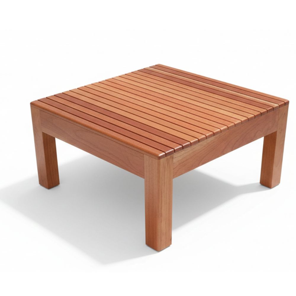 Mesa de Centro para Terraza California de Madera Cedro | 100% Cedro Premium