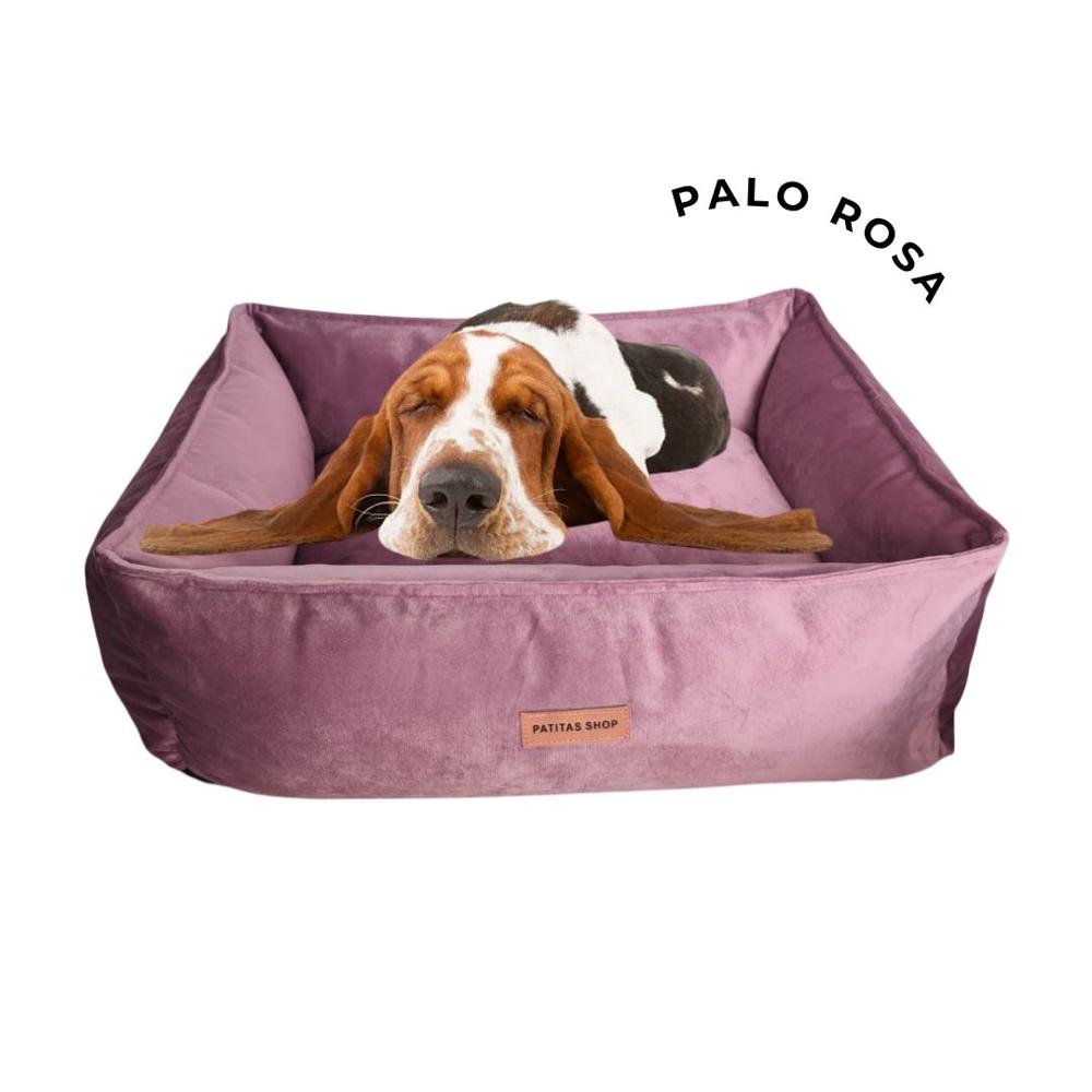 Cama Abrigadora Reversible de Felpa para Mascotas L PaloRosa