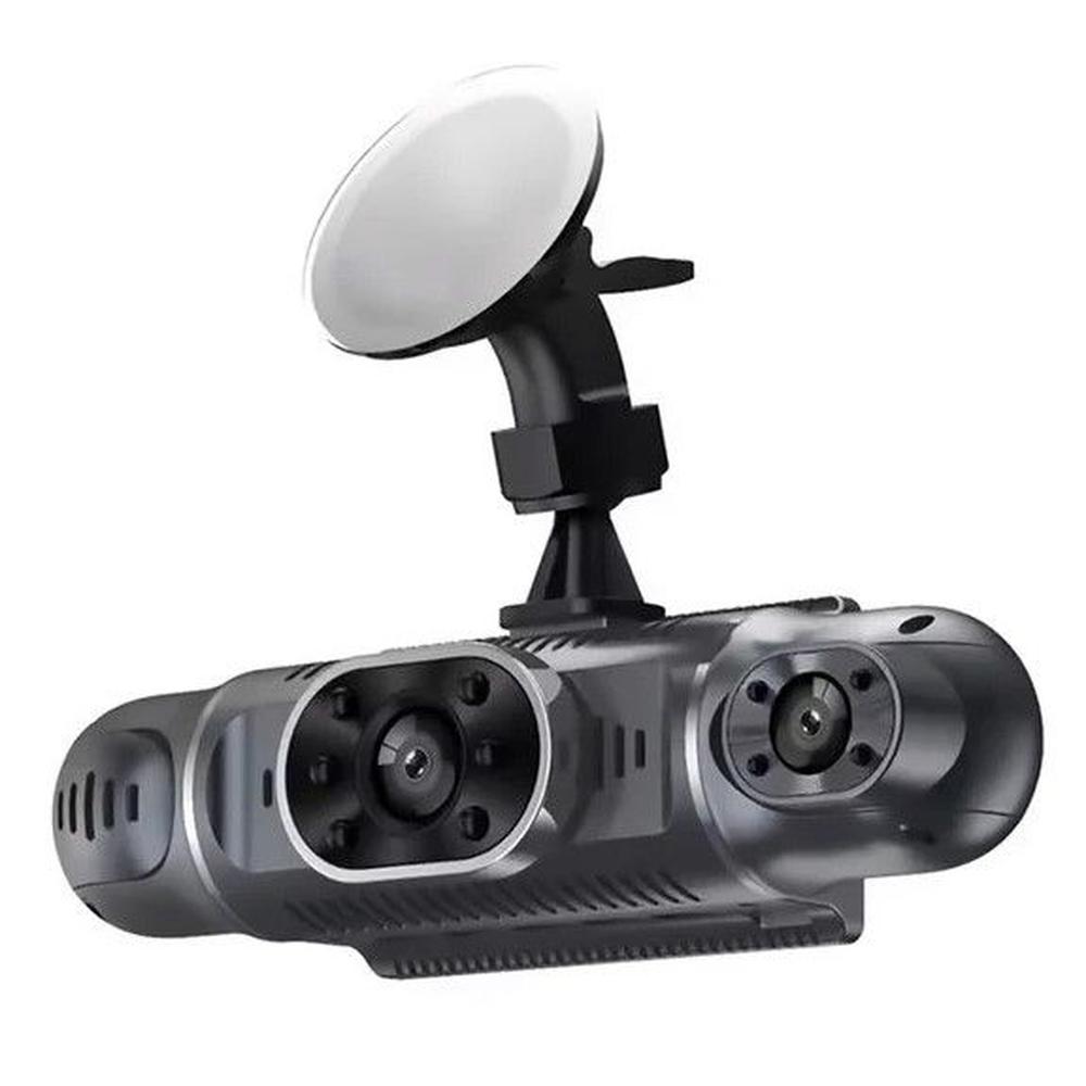 Cámara Para Auto Full Hd Triple Lente 1080p + Cámara Trasera