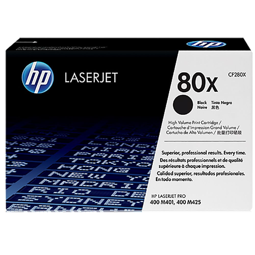 TONER HP CF280X (80X) L.J. M401N NEGRO