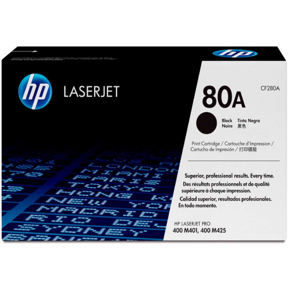 TONER HP CF280A (80A) L.J. M401N NEGRO