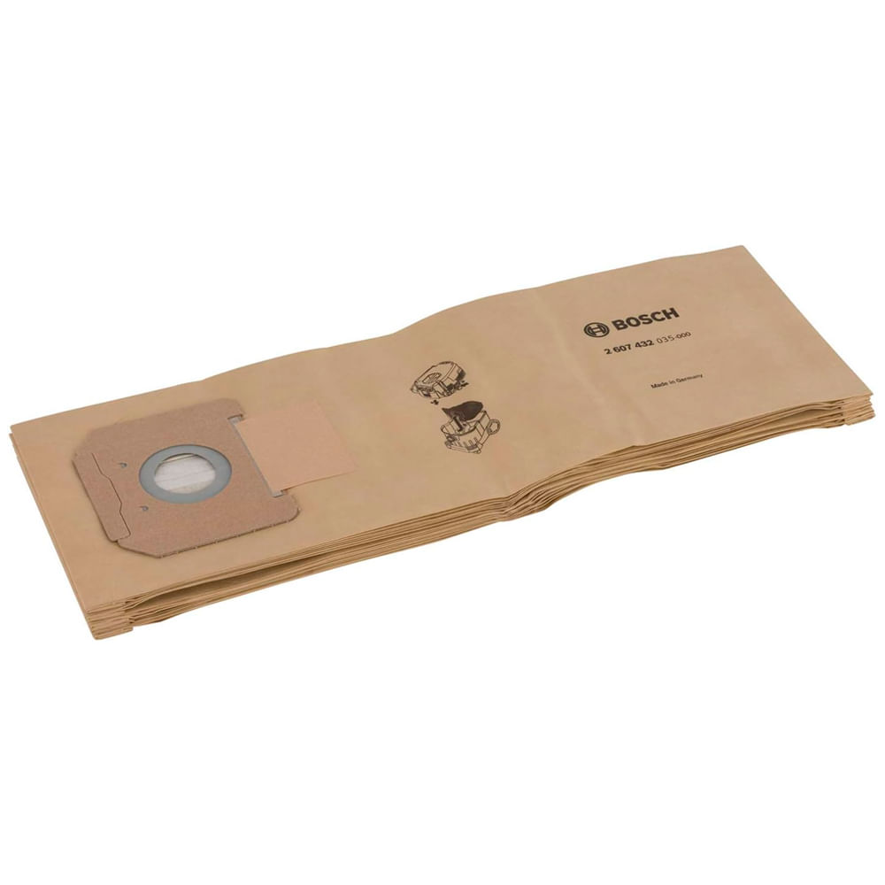 Bolsas de Papel para Aspiradora GAS 35 Bosch (5 unidades)