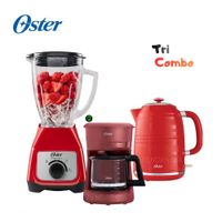Combo Oster Licuadora 1.5 L - Cafetera y Hervidor 1.7 L