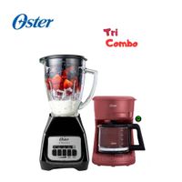 Duo Oster Licuadora BLSTKAG-BPB y Cafetera BVSTDCS51R