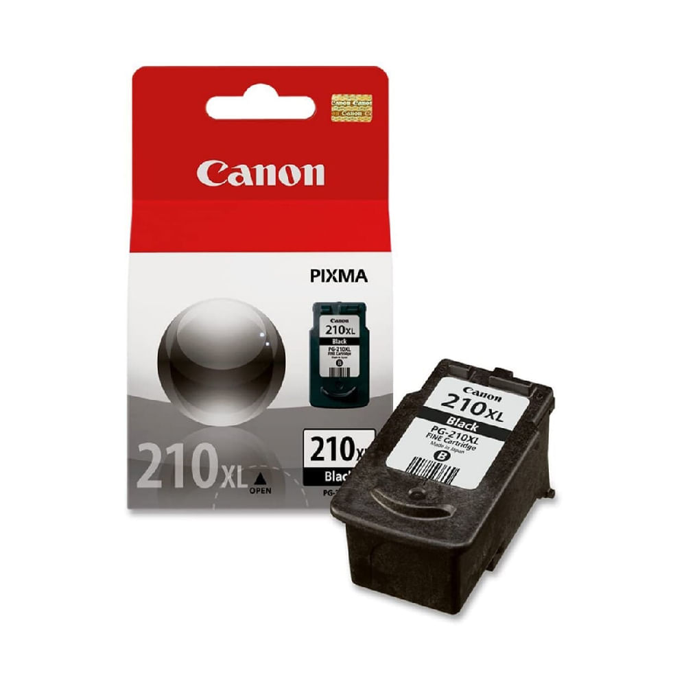 Tinta Canon PG 210XL 15ml Color Negro para Impresoras  Alta Capacidad y Rendimiento Superior