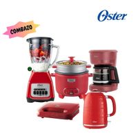 Super combazo Oster Licuadora + Hervidor + Arrocera + Sandwichera y Cafetera