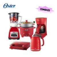 Super Combazo Oster Licuadora + Hervidor + Arrocera + Sandwichera y Cafetera