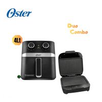Duo Oster Freidora de Aire 4L y Sandwichera CKSTSM400