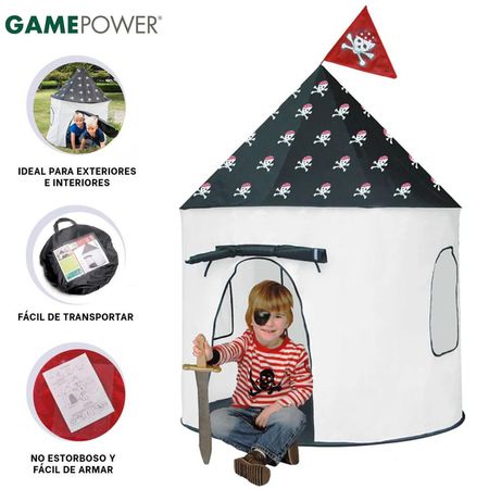 Carpa Castillo Pirata Armable para Niños