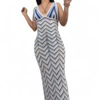 Vestido Arcoiris Material Lad 233G-32 Hilo Tacto Color Celeste
