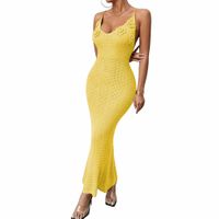 Vestido Tirantes Triple Rosa Ross 359G-26 Hilo Tacto Color Amarillo