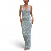 Vestido Arcoiris Material Lad 233G-32 Hilo Tacto Color Multicolor