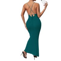Vestido Tirantes Triple Rosa Ross 359G-26 Hilo Tacto Color Verde