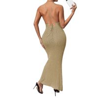 Vestido Tirantes Triple Rosa Ross 359G-26 Hilo Tacto Color Beige