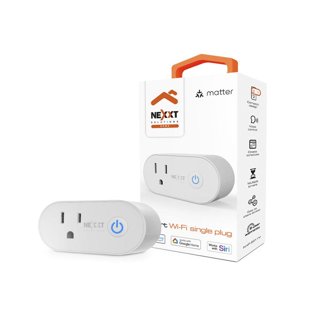 Enchufe Smart NHP-S611M Nexxt Certificación Matter Control Voz