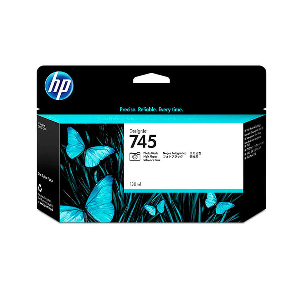 Tinta HP 745A 130ML Photo Black Alta Calidad para Impresoras Compatible
