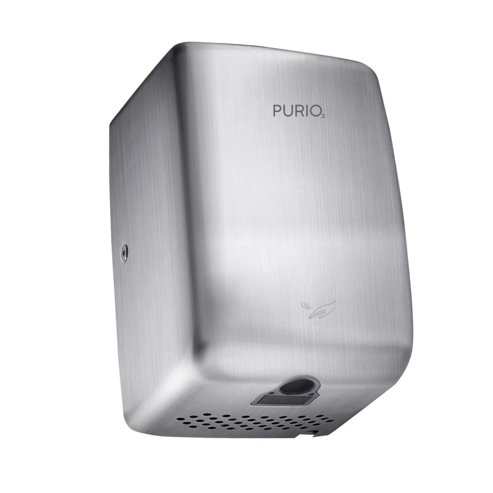 Secador de manos PURIO Cube Mini Compacto color Plata