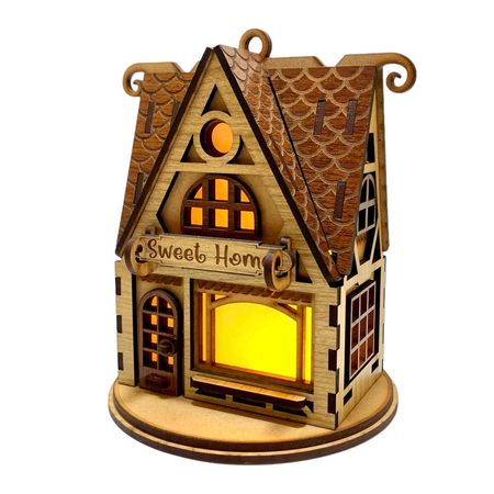 Casita Edw-Art Studio Modelo Sweet Home Iluminada Musical