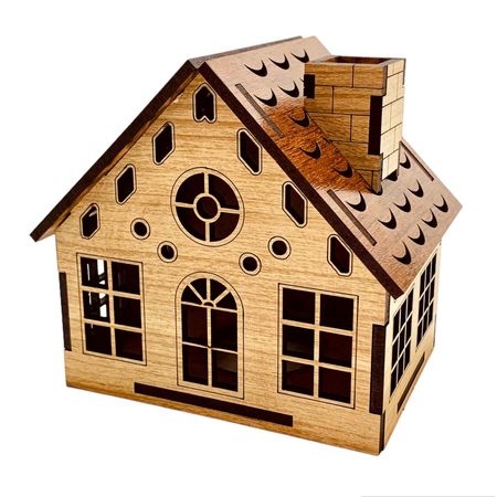 Casita Edw-Art Studio Modelo Clásica Grande con Iluminación