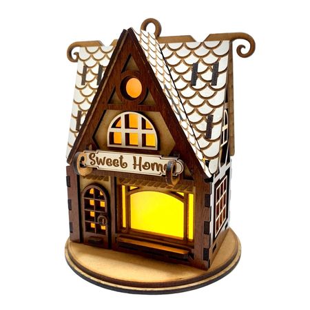 Casita Edw-Art Studio Modelo Sweet Home Blanco Musical