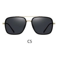 Lente de sol Polarizados Hombre Homeway C3814-C5 Negro Dorado