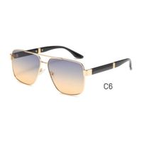 Lente de sol Polarizados Hombre Homeway 3404-C6 Degrade Dorado