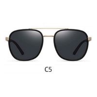 Lente de sol Polarizados Hombre Homeway C3809-C5 Negro Dorado