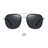 Lente de sol Polarizados Hombre Homeway C3809-C3 Negro Plateado