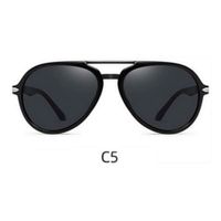 Lente de sol Polarizados Hombre Homeway C3051-C5 Negro Brilloso