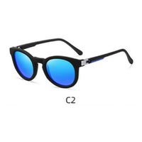 Lente de sol Polarizados Hombre Homeway C3038-C2 Azul Espejo