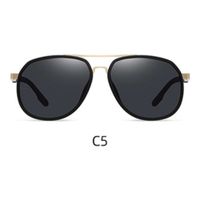 Lente de sol Polarizados Hombre Homeway C3821-C5 Negro Dorado