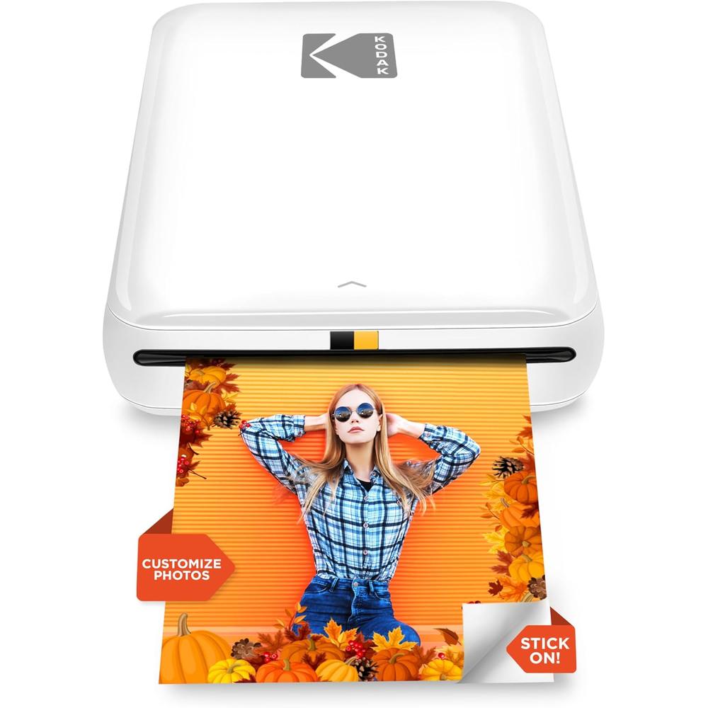 IMPRESORA FOTOGRÁFICA PORTÁTIL ZINK BLUETOOTH STEP KODAK | BLANCO