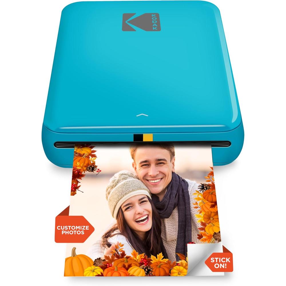 IMPRESORA FOTOGRÁFICA PORTÁTIL ZINK BLUETOOTH STEP KODAK | CELESTE