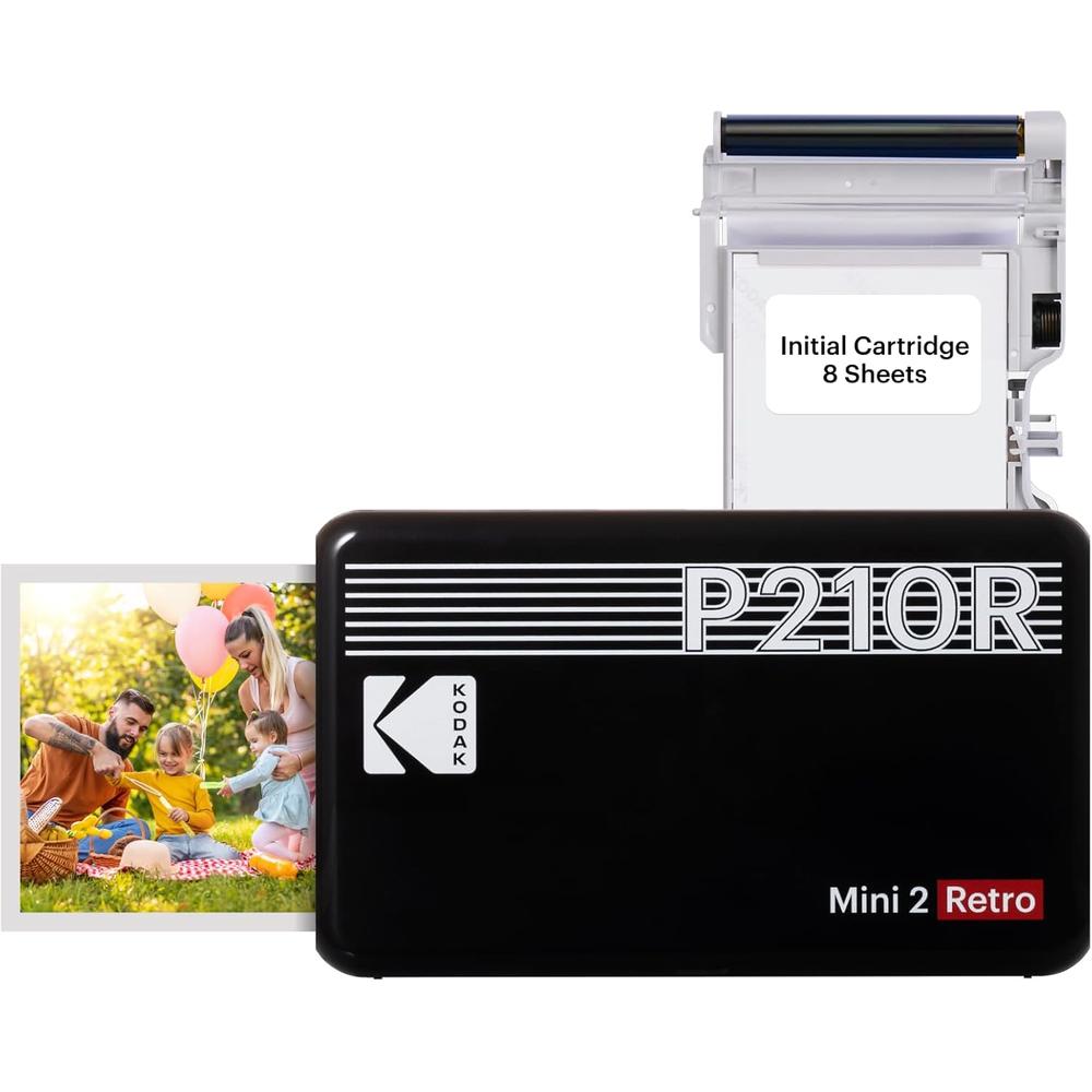 IMPRESORA FOTOGRÁFICA PORTÁTIL MINI 2 RETRO KODAK | NEGRO