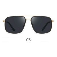 Lente de sol Polarizados Hombre Homeway C3803-C5 Negro Dorado