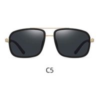 Lente de sol Polarizados Hombre Homeway C3810-C5 Negro Dorado