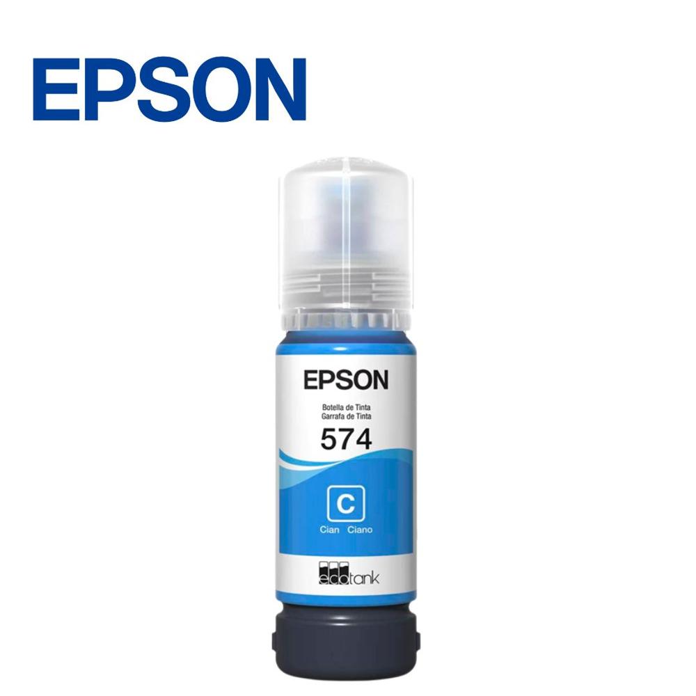Botella De Tinta Original T574 Cyan